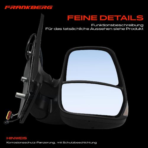 1x Außenspiegel Rechts für Iveco Daily IV 2.3L 3.0L 2006-2011 Bild 1x Außenspiegel Rechts für Iveco Daily IV 2.3L 3.0L 2006-2011