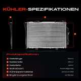 1x Kühler Wasserkühler Motorkühler für Mercedes-Benz C-Klasse T-Model S202 CLK Cabriolet C208 A208