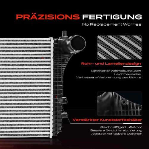 Frankberg 1x Ladeluftkühler Turbokühler für VW Golf VI 5K AJ Beetle 5C Jetta 3 4 2.0L Bild Frankberg 1x Ladeluftkühler Turbokühler für VW Golf VI 5K AJ Beetle 5C Jetta 3 4 2.0L