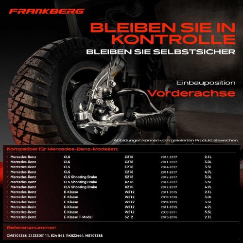 1x Querlenker Vorderachse für Mercedes-Benz CLS C218 CLS Shooting Brake X218 E-Klasse W212 S212 Bild 1x Querlenker Vorderachse für Mercedes-Benz CLS C218 CLS Shooting Brake X218 E-Klasse W212 S212