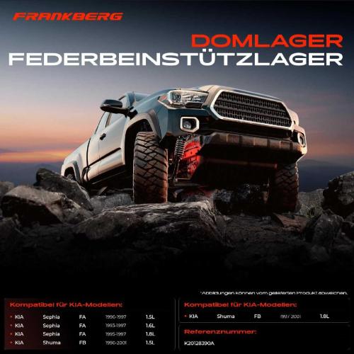 1x Domlager Federbeinstütz lager für KIA Sephia FA Shuma FB 1995-1998 Bild 1x Domlager Federbeinstütz lager für KIA Sephia FA Shuma FB 1995-1998