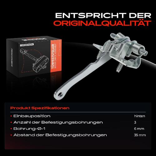 1x Türfeststeller Türfangband Türstopper Hinten für Peugeot 306 Break Schrägheck 7E N3 N5 Bild 1x Türfeststeller Türfangband Türstopper Hinten für Peugeot 306 Break Schrägheck 7E N3 N5