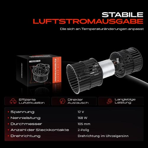 Frankberg 1x Gebläsemotor Innenraumgebläse für Skoda Favorit Schrägheck 781 1.3L 1990-1994 Bild Frankberg 1x Gebläsemotor Innenraumgebläse für Skoda Favorit Schrägheck 781 1.3L 1990-1994