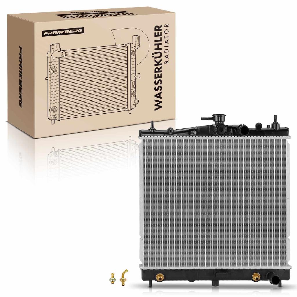 Frankberg 1x Kühler Wasserkühler Motorkühler für Nissan Micra Note 1.2L-1.6L
