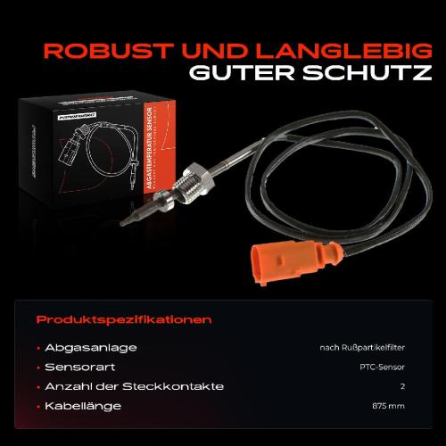 1x Abgastemperatursensor für VW Passat 3G2 3G5 Tiguan AD1 2.0L Bild 1x Abgastemperatursensor für VW Passat 3G2 3G5 Tiguan AD1 2.0L