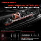 Frankberg 1x Wischerarm Scheibenwischer Vorne für Opel Corsa D E Kasten/Schrägheck 1.4L