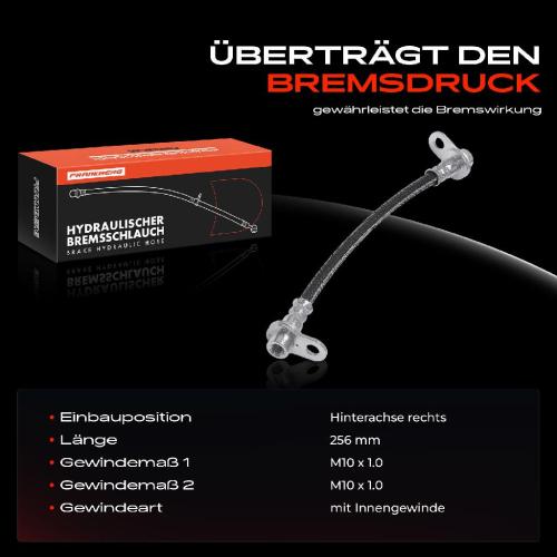 1x Bremsschlauch Bremsschläuche Hinterachse Rechts für Mitsubishi Lancer Outlander Bild 1x Bremsschlauch Bremsschläuche Hinterachse Rechts für Mitsubishi Lancer Outlander