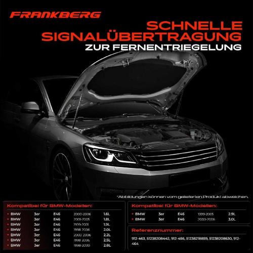 3x Motorhaubenzug für BMW 3er Cabriolet Compact Coupe E46 Bild 3x Motorhaubenzug für BMW 3er Cabriolet Compact Coupe E46