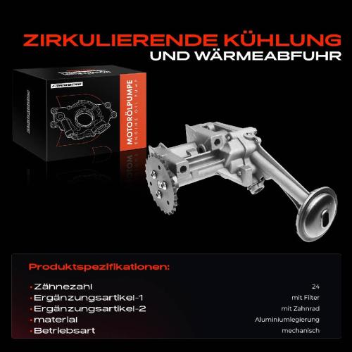 Frankberg 1x Ölpumpe für Renault 19 II Chamade L53 Clio I Rapid F40 G40 1.4L 1.2L Bild Frankberg 1x Ölpumpe für Renault 19 II Chamade L53 Clio I Rapid F40 G40 1.4L 1.2L