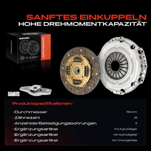 Frankberg 1x Kupplungssatz für VW Fox Schrägheck Load UP Polo UP! Seat Cordoba Ibiza III IV Sportcoupe ST Mii Skoda Bild Frankberg 1x Kupplungssatz für VW Fox Schrägheck Load UP Polo UP! Seat Cordoba Ibiza III IV Sportcoupe ST Mii Skoda