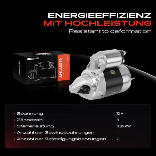 Frankberg 1x Anlasser Starter f r KIA Pride Kombi Mazda 121 I II Opel Frontera A Sport 1.1L 1.3L 2.8L 1987-2001 Bild Frankberg 1x Anlasser Starter f r KIA Pride Kombi Mazda 121 I II Opel Frontera A Sport 1.1L 1.3L 2.8L 1987-2001