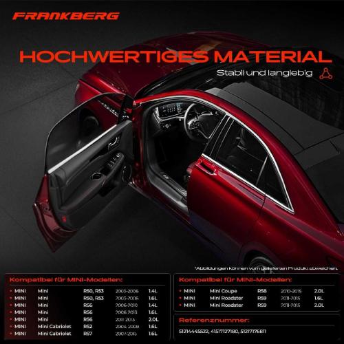 1x Türfeststeller Türfangband Türstopper Vorne für MINI Mini R50 R53 R56 R52 R57 R55 Bild 1x Türfeststeller Türfangband Türstopper Vorne für MINI Mini R50 R53 R56 R52 R57 R55