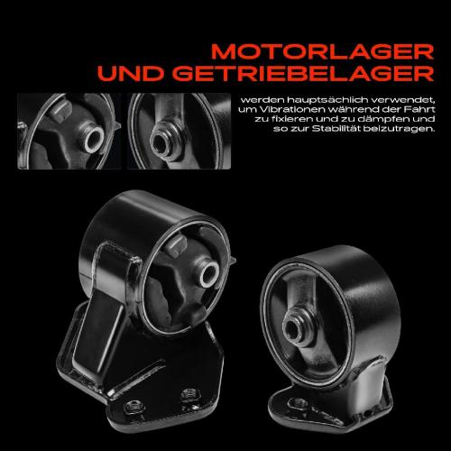 3x Motorlager Getriebelagerlager Vorne und Hinten für Hyundai Accent II LC 1.3L 1.5L Bild 3x Motorlager Getriebelagerlager Vorne und Hinten für Hyundai Accent II LC 1.3L 1.5L