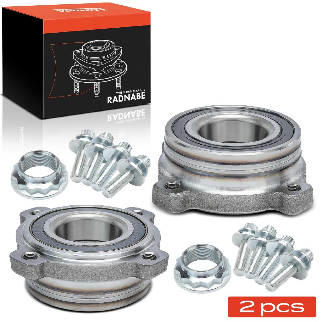 2x Radnabe Radlagersatz Hinterachse beidseitig für BMW 5er E39 E60 5er Touring E39 1995-2010