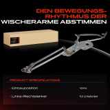 1x Wischergestänge Vorne für VW Sharan Ford Galaxy Seat Alhambra 1998-2001