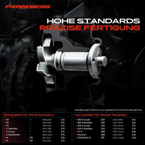 Frankberg 1x Wasserpumpe Kühlwasserpumpe für Infiniti EX35 G37 M Nissan 350 Z33 370 Z34 GT-R R35 Murano I Z50 Bild Frankberg 1x Wasserpumpe Kühlwasserpumpe für Infiniti EX35 G37 M Nissan 350 Z33 370 Z34 GT-R R35 Murano I Z50