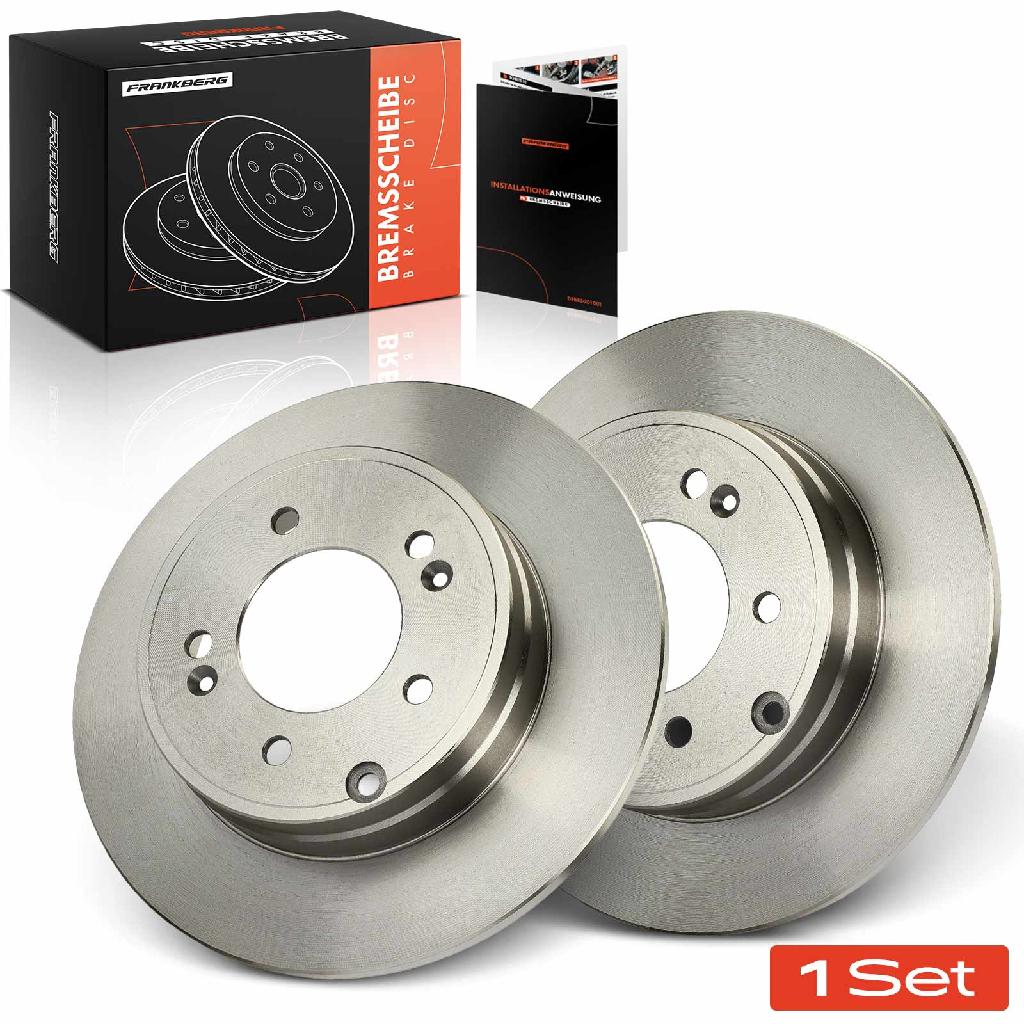 2x Bremsscheiben Hinterachse für Hyundai Grandeur iX35 Sonata V VI KIA Cadenza I Opirus Optima