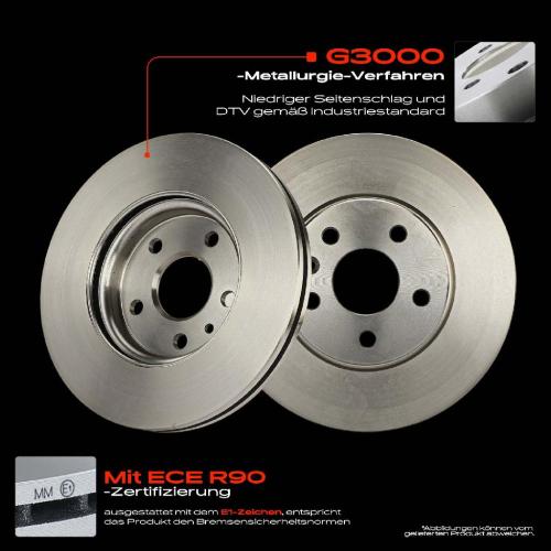 2x Bremsscheiben Vorderachse für Opel Astra J Caravan GTC Chevrolet Aveo Schrägheck Stufenheck Bild 2x Bremsscheiben Vorderachse für Opel Astra J Caravan GTC Chevrolet Aveo Schrägheck Stufenheck