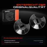 2x Ankerblech Bremsscheibe Hinterachse Beidseitig für Ford Focus DAW DFW DNW Fiesta V JD Fusion JU