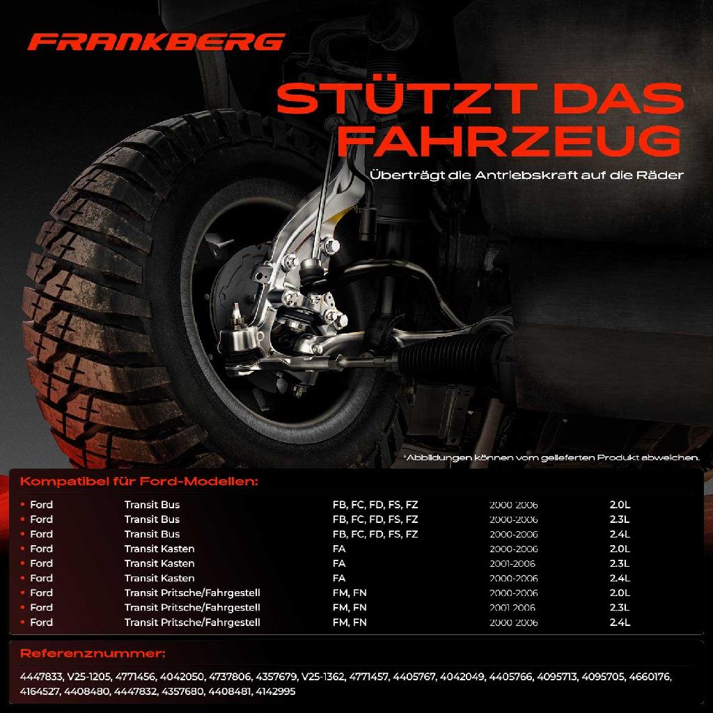 2x Achsschenkel Radaufhängung Vorderachse beidseitig für Ford Transit Kasten Bus Pritsche/Fahrgestell