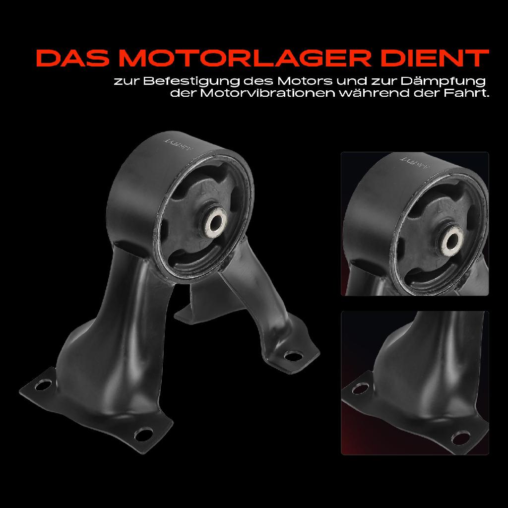 2x Motorlager Hinten Links für Mitsubishi Lancer VII CSA CTA CSW CTW