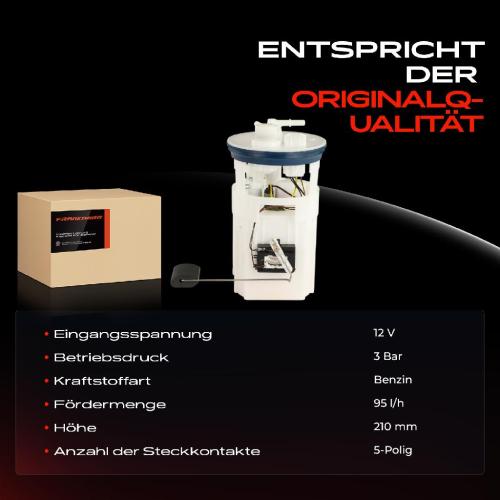 Frankberg 1x Kraftstoffpumpe für KIA Picanto JA TA 1.0L 1.2L Bj ab 2011 Bild Frankberg 1x Kraftstoffpumpe für KIA Picanto JA TA 1.0L 1.2L Bj ab 2011