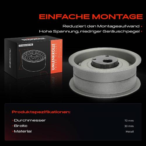 1x Umlenkrolle Führungsrolle für VW Golf Passat Audi 80 8C2 Seat Ibiza Bild 1x Umlenkrolle Führungsrolle für VW Golf Passat Audi 80 8C2 Seat Ibiza