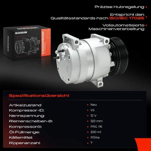 Frankberg 1x Klimakompressor für Nissan Interstar Renault Megane I Opel Bild Frankberg 1x Klimakompressor für Nissan Interstar Renault Megane I Opel