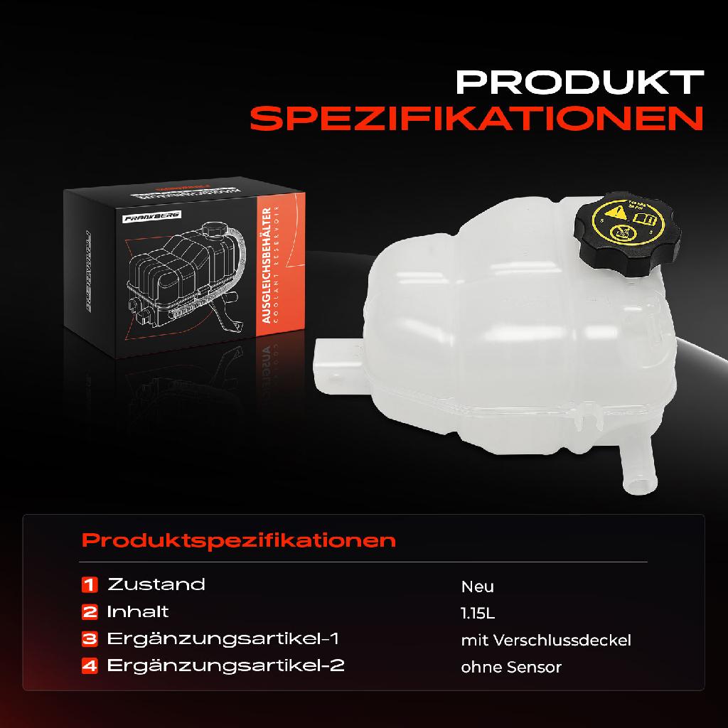 1x Ausgleichsbehälter Kühlmittelbehälter für Opel Meriva B Vauxhall Meriva MK II