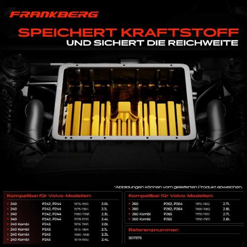 1x Kraftstofftank Kraftstoffbehälter für Volvo 240 Kombi P242 P244 P245 2.0L-2.4L Bild 1x Kraftstofftank Kraftstoffbehälter für Volvo 240 Kombi P242 P244 P245 2.0L-2.4L