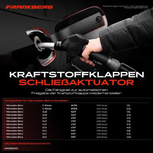 1x Stellelement Zentralverriegelung Tankklappe für Mercedes-Benz W206 X247 V167 Bild 1x Stellelement Zentralverriegelung Tankklappe für Mercedes-Benz W206 X247 V167