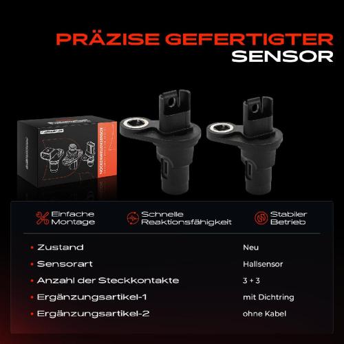 2x Nockenwellenposition Sensor für BMW E81 E87 F45 E90 F33 Bild 2x Nockenwellenposition Sensor für BMW E81 E87 F45 E90 F33