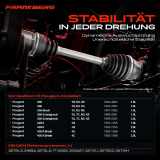 1x Antriebswelle Vorderachse Rechts für Peugeot 306 7B N3 405 7E N3 N5 405 II Break 4B 4E 1.9L 2.0L