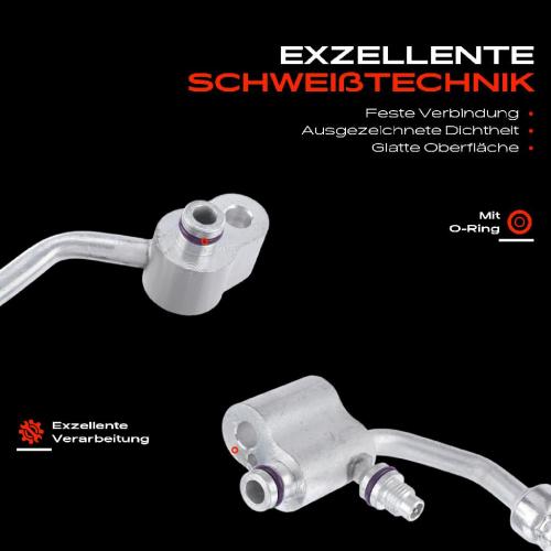 1x Hochdruckleitung Klimaanlage für VW Golf 5 6 Audi A3 8P Seat Skoda Bild 1x Hochdruckleitung Klimaanlage für VW Golf 5 6 Audi A3 8P Seat Skoda