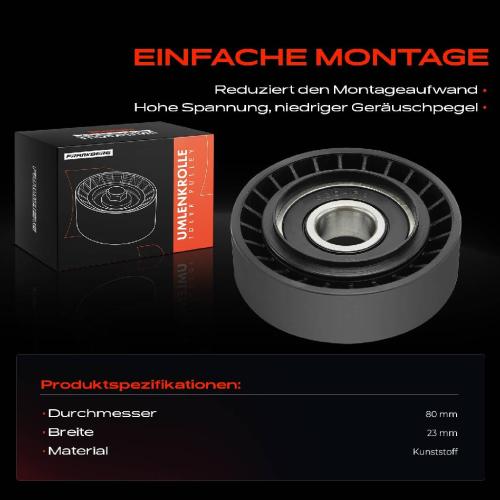 1x Umlenkrolle Führungsrolle für Fiat Brava Alfa Romeo 145 Ducato Lancia Bild 1x Umlenkrolle Führungsrolle für Fiat Brava Alfa Romeo 145 Ducato Lancia