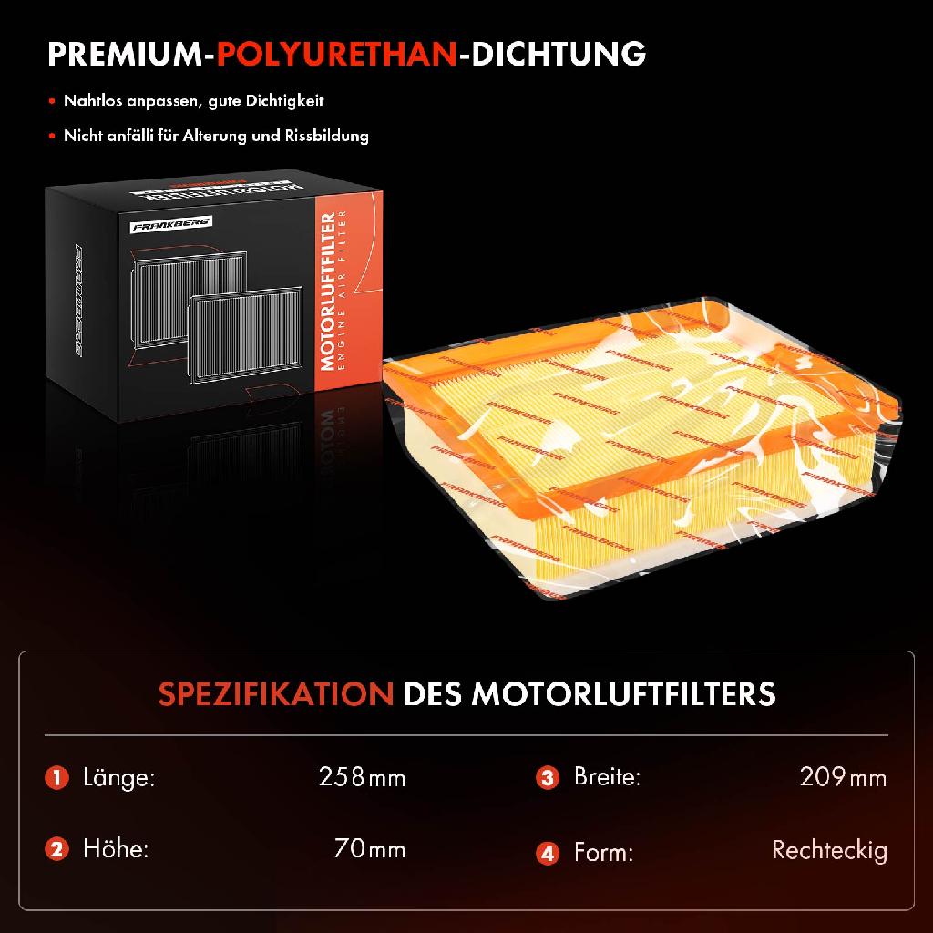 2x Luftfilter Filtereinsatz für Fiat Talento Kasten Nissan NV300 Opel Vivaro B Kasten