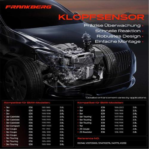 1x Klopfsensor Klopfgeber für BMW E36 320 323 328 E39 520 523 528 E38 728 Z3 Bild 1x Klopfsensor Klopfgeber für BMW E36 320 323 328 E39 520 523 528 E38 728 Z3