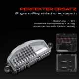 1x Widerstand Vorwiderstand Gebläsemotor für Audi A4 Allroad Avant 8K B8 A5 Sportback 8T