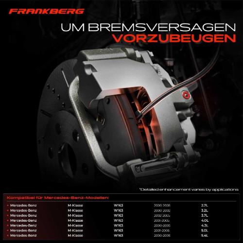 2x Warnkontakt Bremsbelagverschleiß Vorderachse oder Hinterachse für Mercedes-Benz M-Klasse W163 1998-2005 Bild 2x Warnkontakt Bremsbelagverschleiß Vorderachse oder Hinterachse für Mercedes-Benz M-Klasse W163 1998-2005