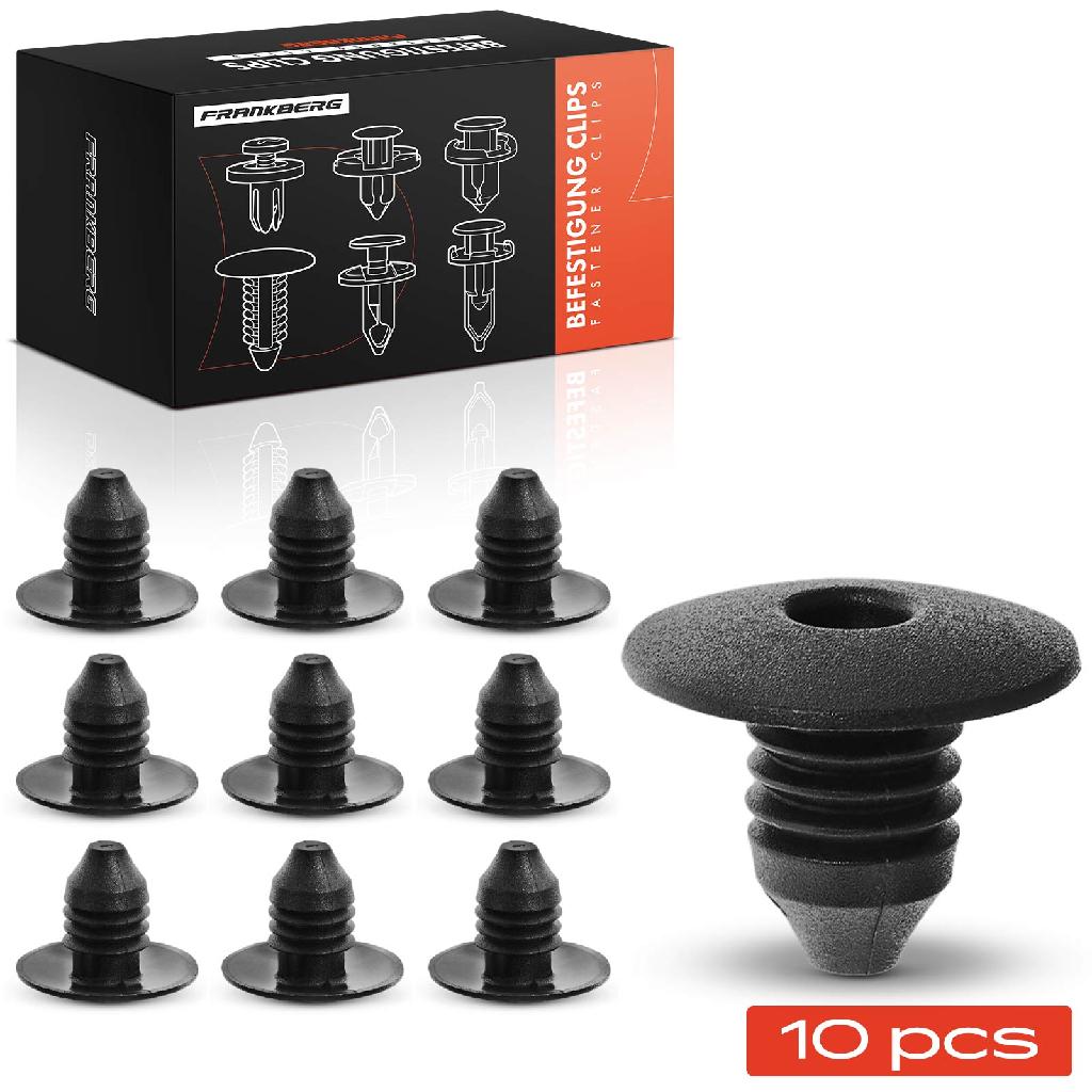 Frankberg 10x Befestigungsclips Koffer-Innenraum für VW Golf 3 Jetta 2 Transporter 4