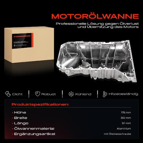 Frankberg 1x Ölwanne Motorölwanne für VW Multivan V 7HM Transporter V 7HB 7HA 7JD 2.5L 2003-2009 Bild Frankberg 1x Ölwanne Motorölwanne für VW Multivan V 7HM Transporter V 7HB 7HA 7JD 2.5L 2003-2009