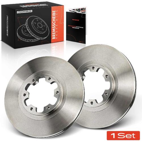 Frankberg 2x Bremsscheiben Vorderachse für Nissan Navara Pathfinder II Pick-up D22 R50 Bj ab 1995 Bild Frankberg 2x Bremsscheiben Vorderachse für Nissan Navara Pathfinder II Pick-up D22 R50 Bj ab 1995