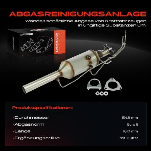1x Partikelfilter für Citroën Jumper Peugeot Boxer Bild 1x Partikelfilter für Citroën Jumper Peugeot Boxer