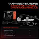 1x Keilrippenriemensatz Wasserpumpe für Mercedes-Benz B909 Viano Vito W639