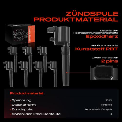 8x Zündmodul Zündspule für Daimler Daimler XJ X30 Jaguar S-Type X200 XJ X308 Lincoln LS 1997-2007 Bild 8x Zündmodul Zündspule für Daimler Daimler XJ X30 Jaguar S-Type X200 XJ X308 Lincoln LS 1997-2007