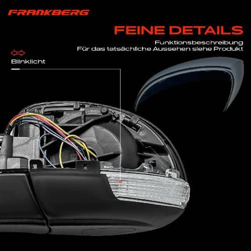 Frankberg 1x Außenspiegel Links für VW Tiguan 5N 1.4L 2.0L 2007-2018 Bild Frankberg 1x Außenspiegel Links für VW Tiguan 5N 1.4L 2.0L 2007-2018