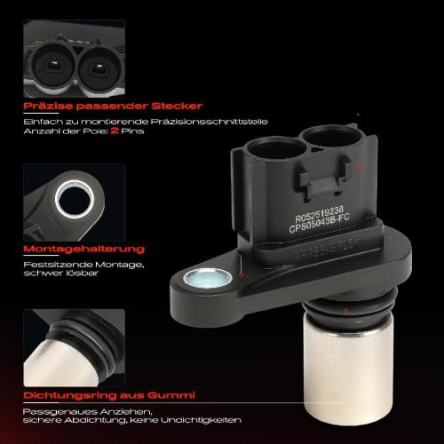 Frankberg 1x Kurbelwellensensor Impulsgeber für Daihatsu Materia YRV Toyota Yaris 1999-2021 Bild Frankberg 1x Kurbelwellensensor Impulsgeber für Daihatsu Materia YRV Toyota Yaris 1999-2021