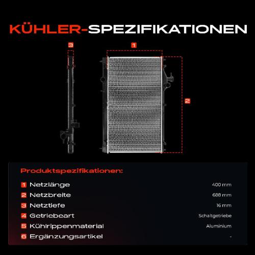 1x Kühler Wasserkühler Motorkühler für Mitsubishi Outlander III 2.0L-3.0L Bj ab 2012 Bild 1x Kühler Wasserkühler Motorkühler für Mitsubishi Outlander III 2.0L-3.0L Bj ab 2012