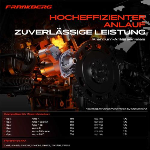 1x Magnetschalter Starter für Opel Astra F Vectra B CC Caravan 1.7L 1991-1998 Bild 1x Magnetschalter Starter für Opel Astra F Vectra B CC Caravan 1.7L 1991-1998