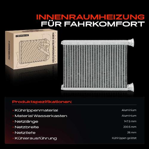 1x Wärmetauscher Innenraumheizung für Alfa Romeo Giulietta 940 2010-2020 1.4L-2.0L Bild 1x Wärmetauscher Innenraumheizung für Alfa Romeo Giulietta 940 2010-2020 1.4L-2.0L